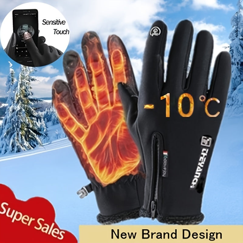 Waterproof Touchscreen Thermal Winter Gloves