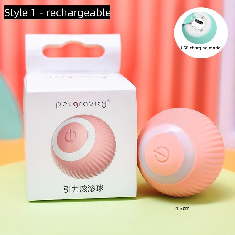 
                  
                    Electric Cat Ball Toy Automatic Rolling Smart Cat Toy for Cats for Indoor Interactive Playing
                  
                