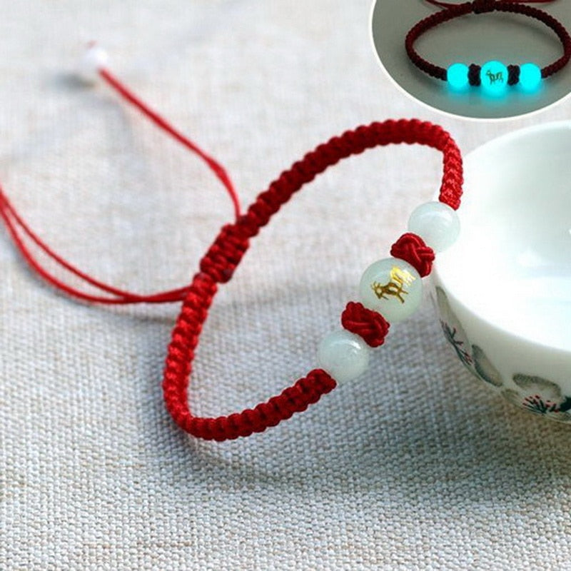 
                  
                    12 Luminous Zodiac Signs Weaving Leather Chain Handmade Bracelets
                  
                
