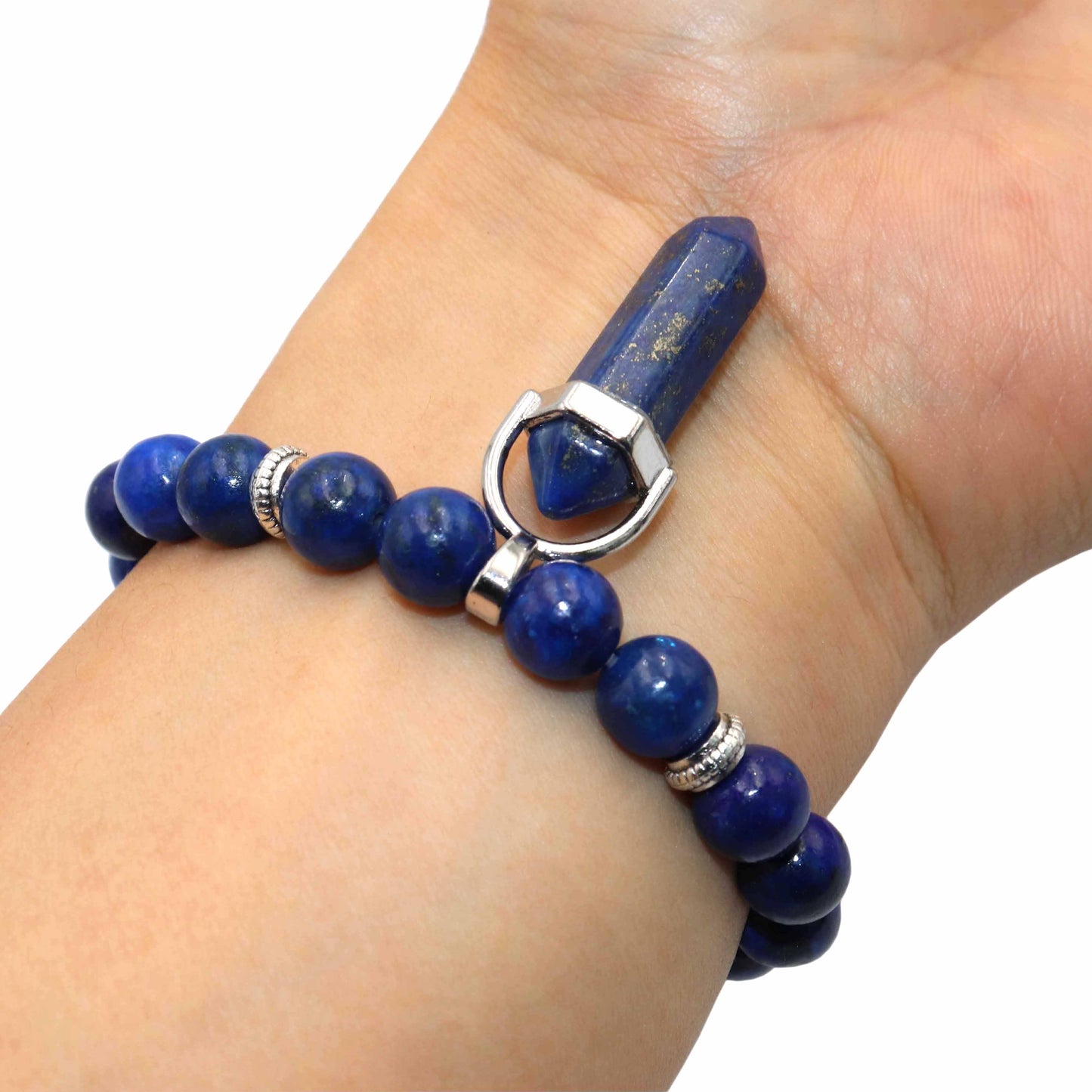 
                  
                    Natural Stone Hexagonal Pendant Beaded Bracelets
                  
                