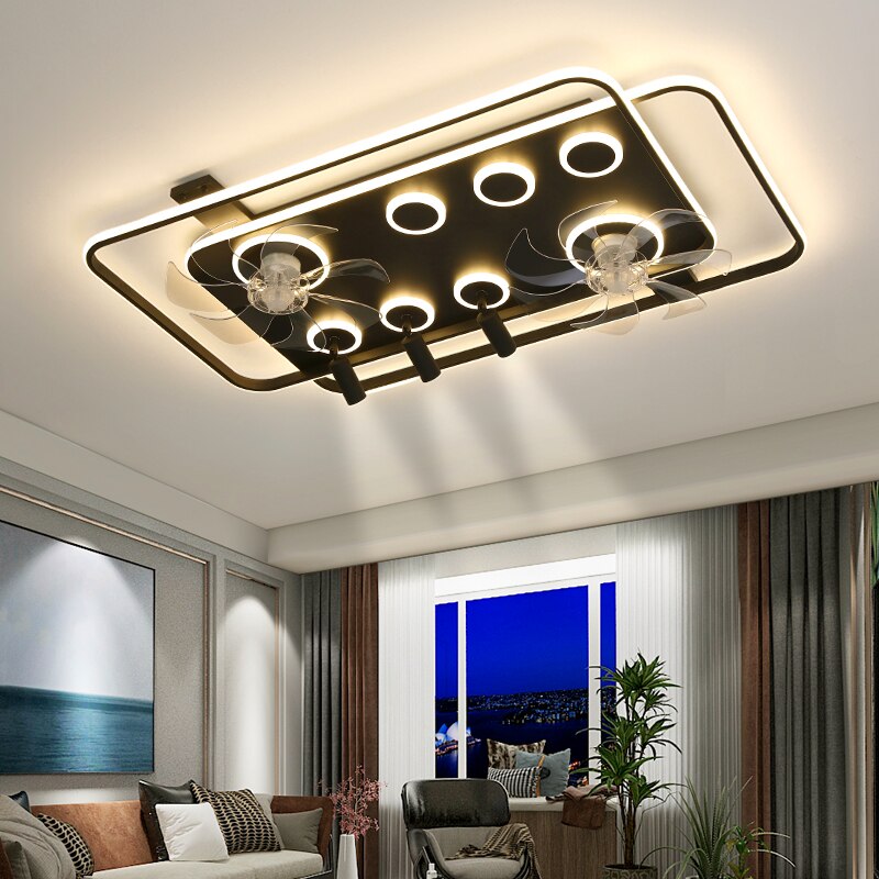 
                  
                    LED Ceiling Fan Light with Remote Control Fixture
                  
                