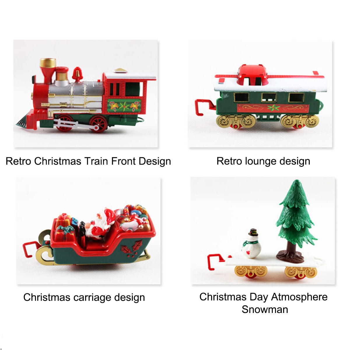 
                  
                    Christmas Electric Train Track Railway Toy Santa Claus Christmas Tree Decoration Train with Music
                  
                