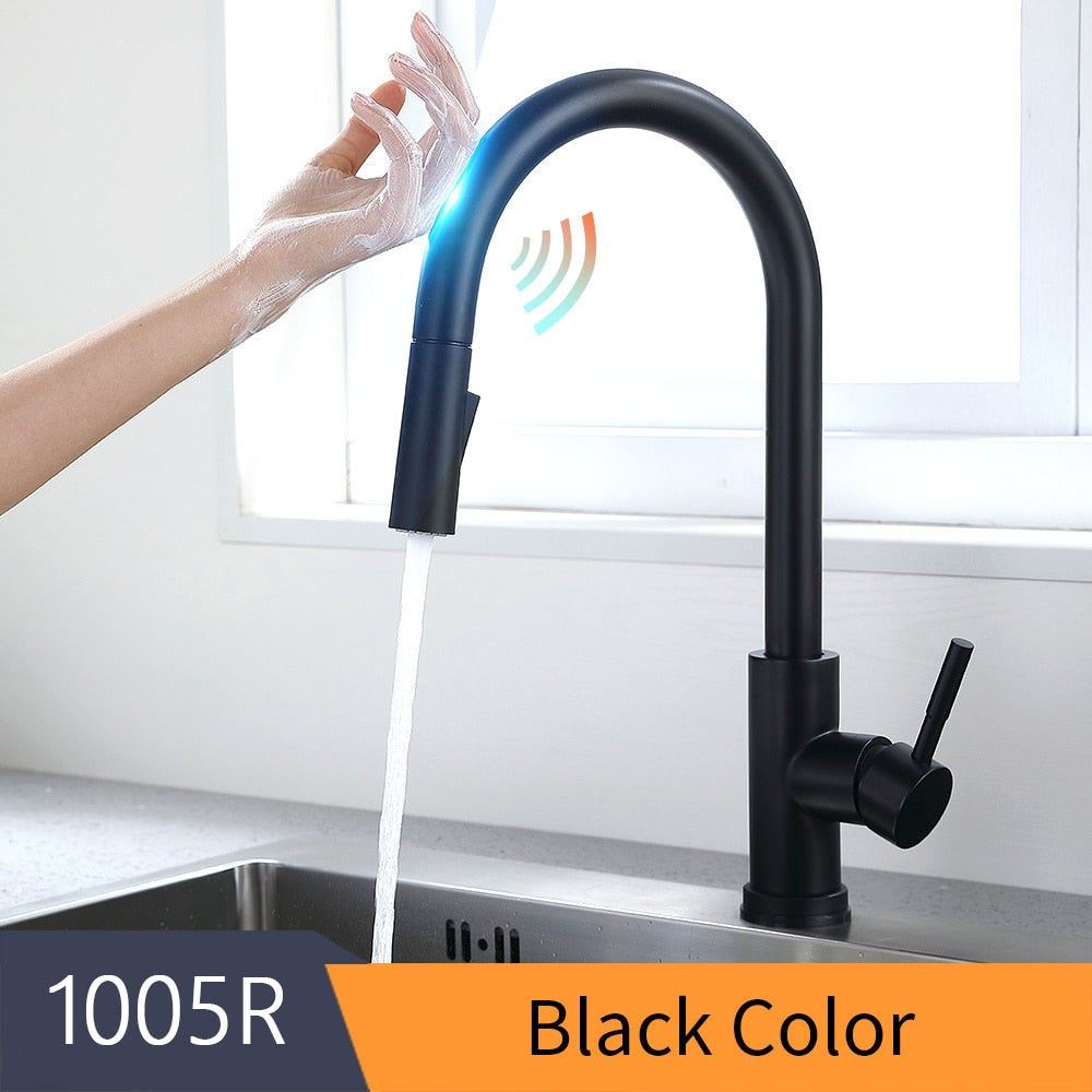 
                  
                    Smart Touch Kitchen Sensor Faucets Rotate Touch Faucet Sensor Water Mixer
                  
                