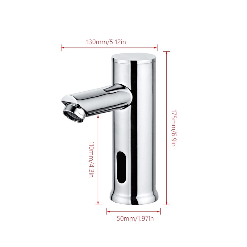 
                  
                    Automatic Infrared Sensor Sink Faucet Touchless Basin Water Tap DC 6V Battery Water Saving Cold and Hot Water Mixer Tap Faucet
                  
                