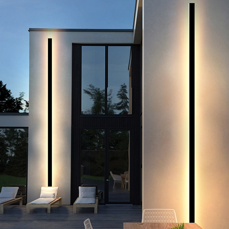 
                  
                    LED Outdoor Long Wall Light Modern Waterproof IP65 Exterior Interior Wall Lighting
                  
                