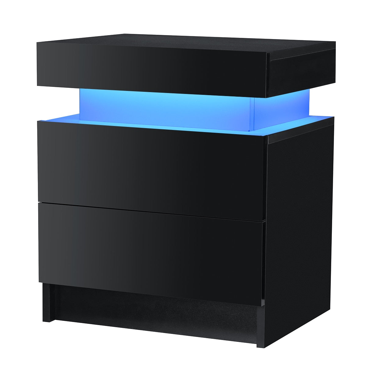 
                  
                    Modern RGB LED Night Table with 2 Drawers Home Bedroom Furniture Nightstands
                  
                