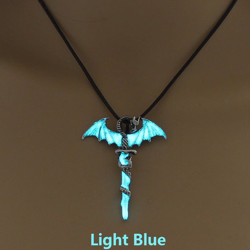 
                  
                    Glowing in-the-Dark Pendant Luminous Necklace
                  
                