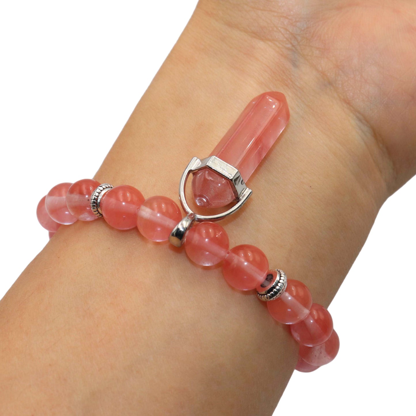 
                  
                    Natural Stone Hexagonal Pendant Beaded Bracelets
                  
                