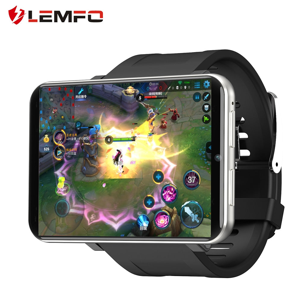 LEMFO 4G 2.86 Inch Screen Smart Watch Android 7.1 3GB 32GB 5MP Camera 480*640 Resolution 2700mah Battery Smartwatch