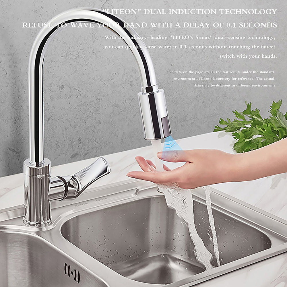 
                  
                    Intelligent Faucet Water-Saving Sensor Non-Contact Faucet Infrared Sensor Adapter Kitchen Faucets Nozzle
                  
                