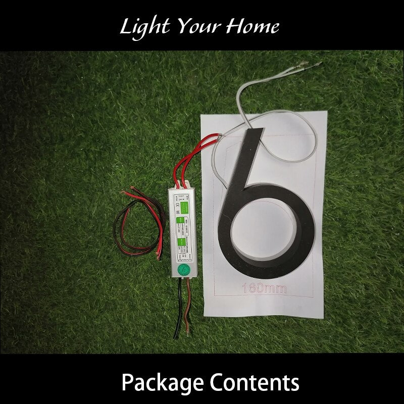 
                  
                    LED Outdoor Waterproof Exterior Illuminated House Numbers
                  
                