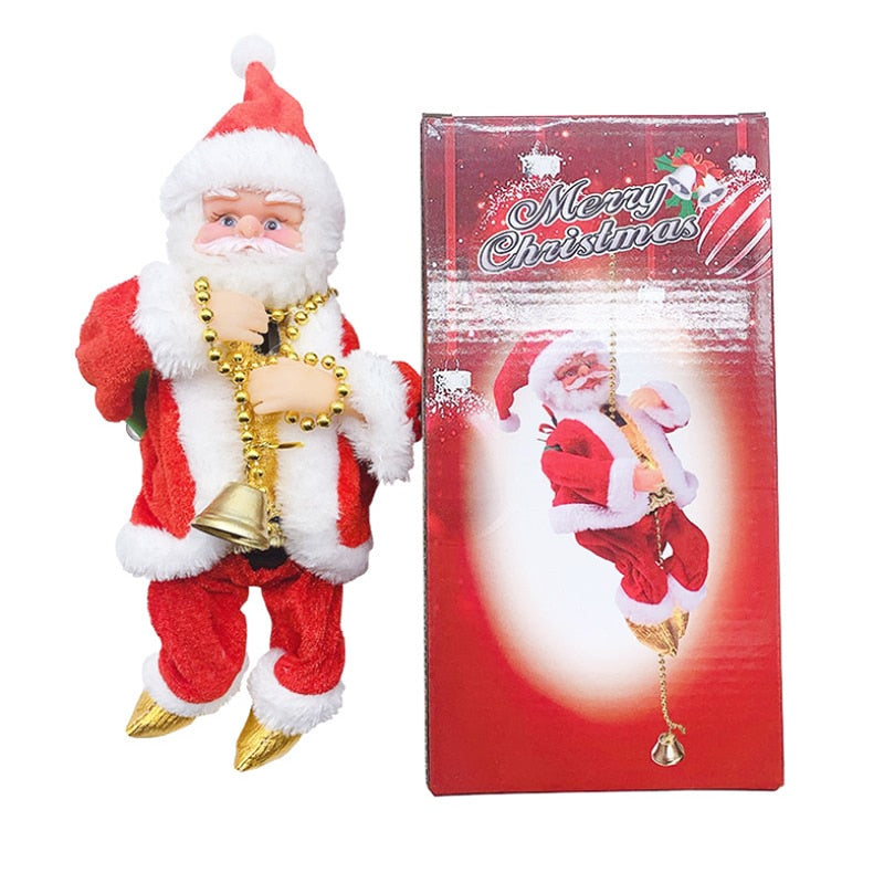 
                  
                    Climbing Santa Claus Electric Plush Toys Christmas Figurine Automatic Climbing Up and Down On Rope Indoor Xmas Holiday Decor
                  
                