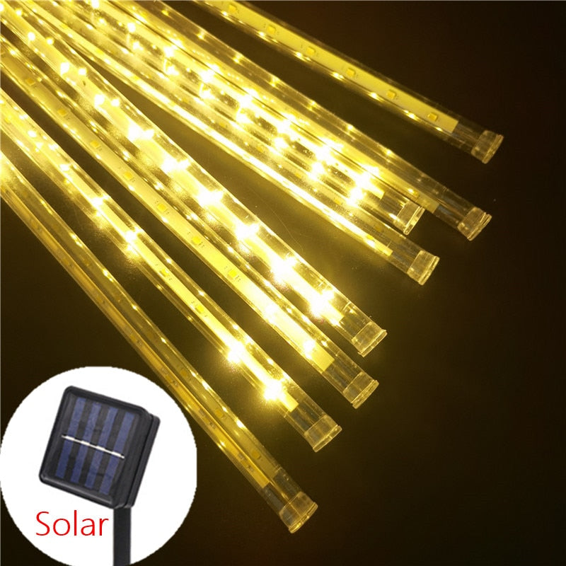 
                  
                    Solar LED Meteor Shower Light Holiday String Waterproof Outdoor LED Street Garland Christmas Decoration
                  
                