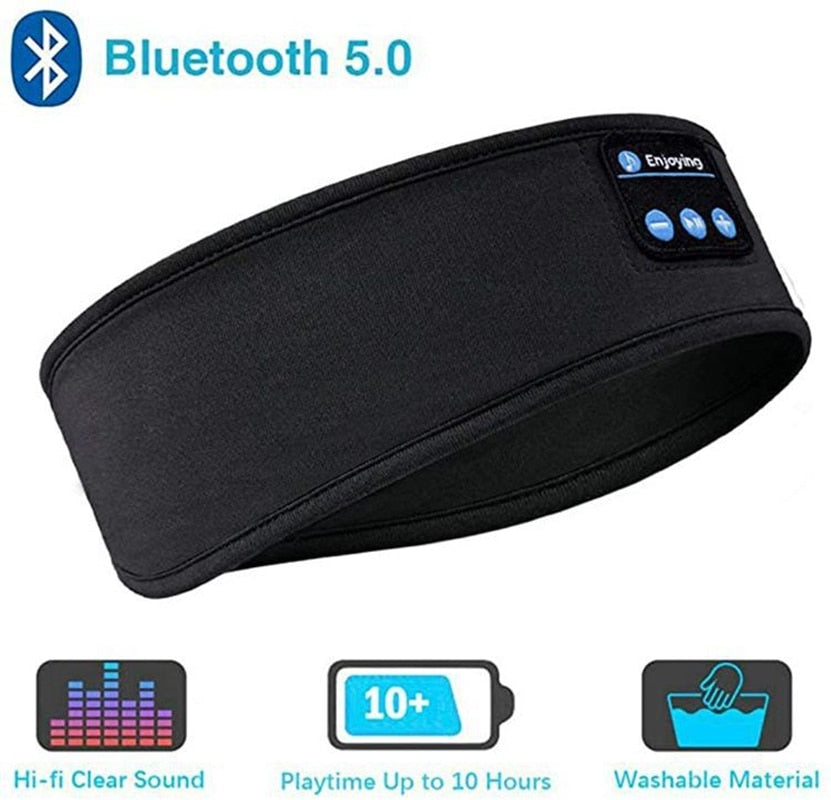 
                  
                    Bluetooth Sleeping Headphones Sports Headband Thin Soft Elastic Comfortable Wireless Music Earphones Eye Mask
                  
                