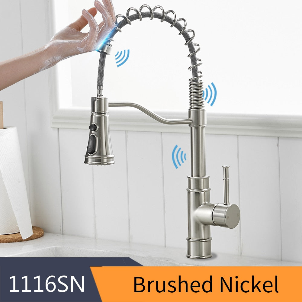 
                  
                    Smart Touch Kitchen Sensor Faucets Rotate Touch Faucet Sensor Water Mixer
                  
                