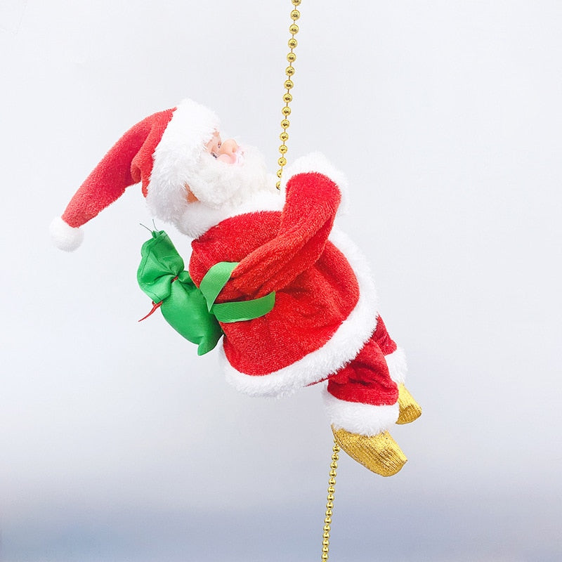 
                  
                    Climbing Santa Claus Electric Plush Toys Christmas Figurine Automatic Climbing Up and Down On Rope Indoor Xmas Holiday Decor
                  
                