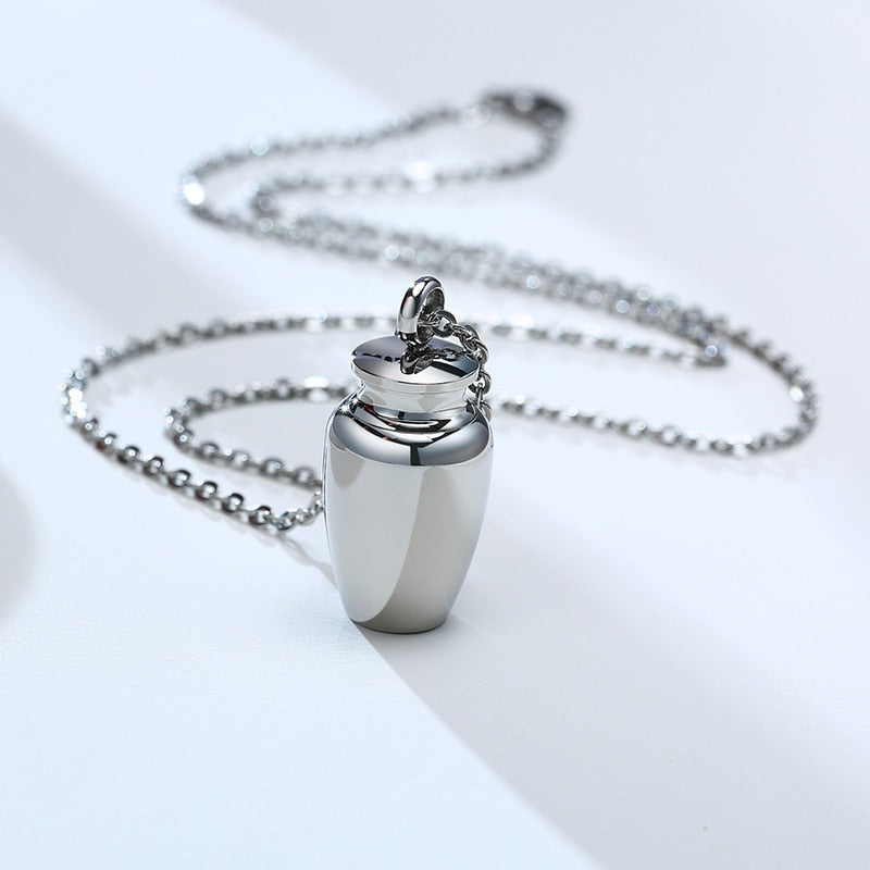 
                  
                    Vnox Openable Earthen Jar Columbarium Shape Pendant Holder Ashes Urn Necklace
                  
                