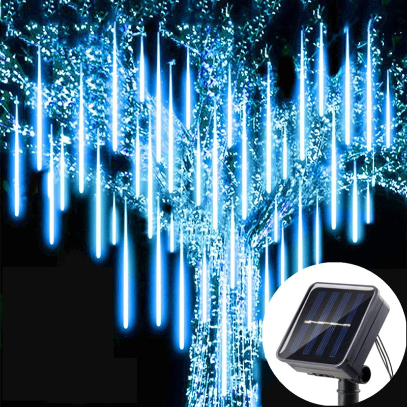 
                  
                    Solar LED Meteor Shower Light Holiday String Waterproof Outdoor LED Street Garland Christmas Decoration
                  
                