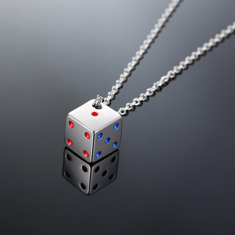 
                  
                    Vnox Cube Dice Style Stainless Steel Necklaces
                  
                