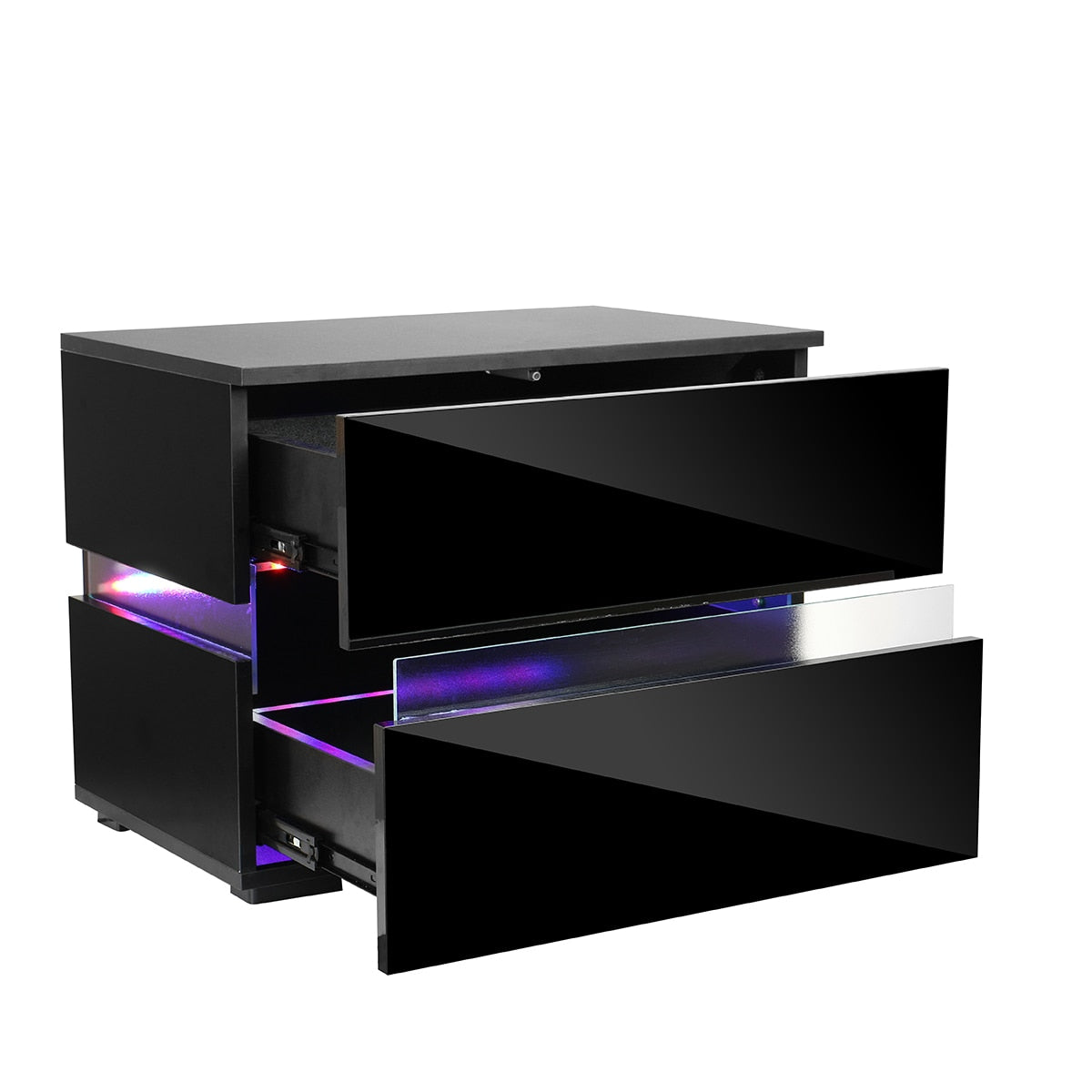 
                  
                    RGB LED Nightstand Coffee End Table Cabinet Storage Bedroom Furniture
                  
                