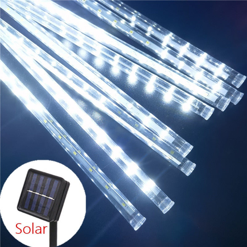 
                  
                    Solar LED Meteor Shower Light Holiday String Waterproof Outdoor LED Street Garland Christmas Decoration
                  
                