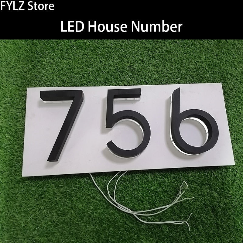 
                  
                    LED Outdoor Waterproof Exterior Illuminated House Numbers
                  
                