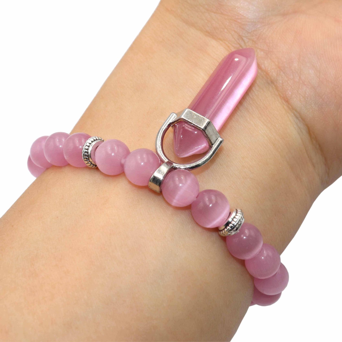 
                  
                    Natural Stone Hexagonal Pendant Beaded Bracelets
                  
                