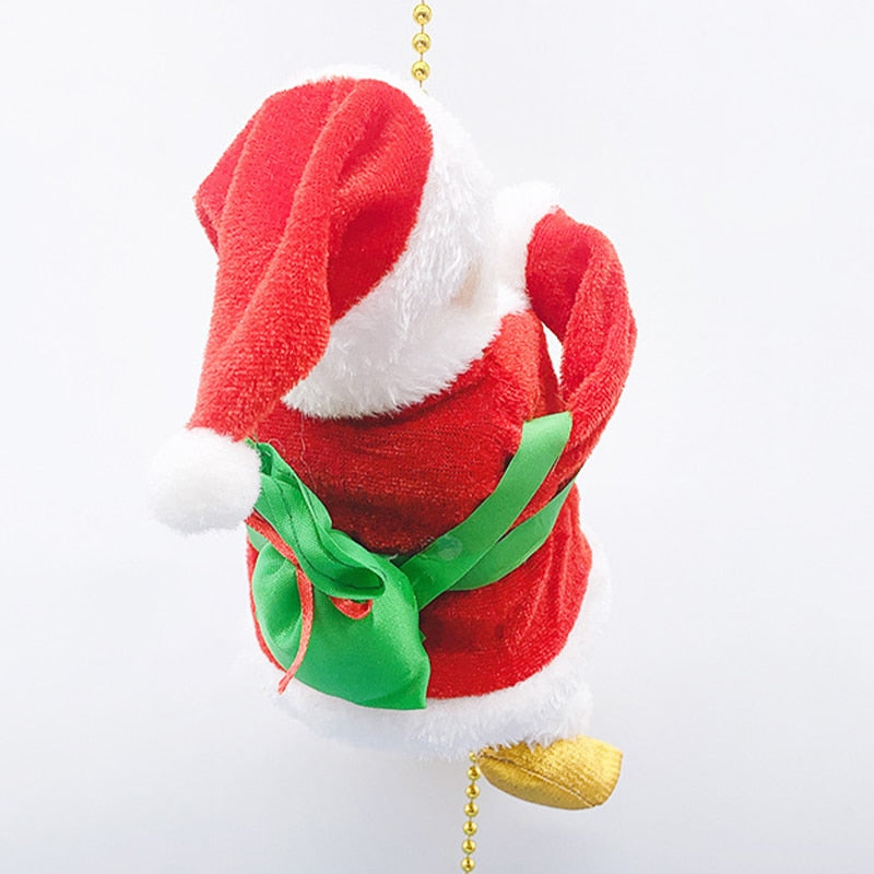 
                  
                    Climbing Santa Claus Electric Plush Toys Christmas Figurine Automatic Climbing Up and Down On Rope Indoor Xmas Holiday Decor
                  
                