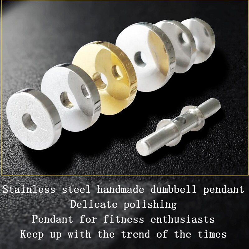 
                  
                    Dumbbell Stainless Steel Chain Pendant Necklace
                  
                