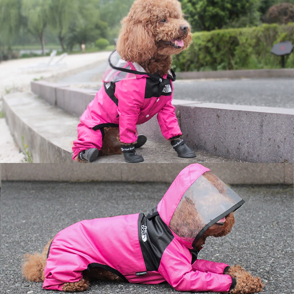 
                  
                    Pet Dog Raincoat Transparent Hooded Jumpsuit Waterproof Coat Water Resistant for Dogs
                  
                