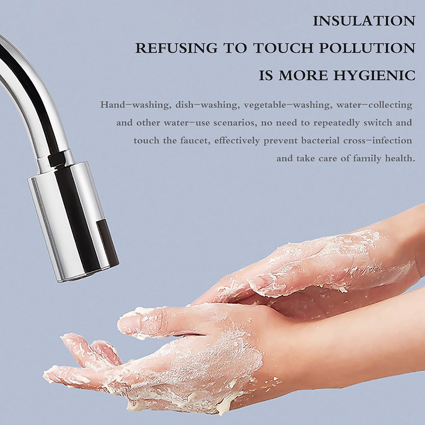 
                  
                    Intelligent Faucet Water-Saving Sensor Non-Contact Faucet Infrared Sensor Adapter Kitchen Faucets Nozzle
                  
                