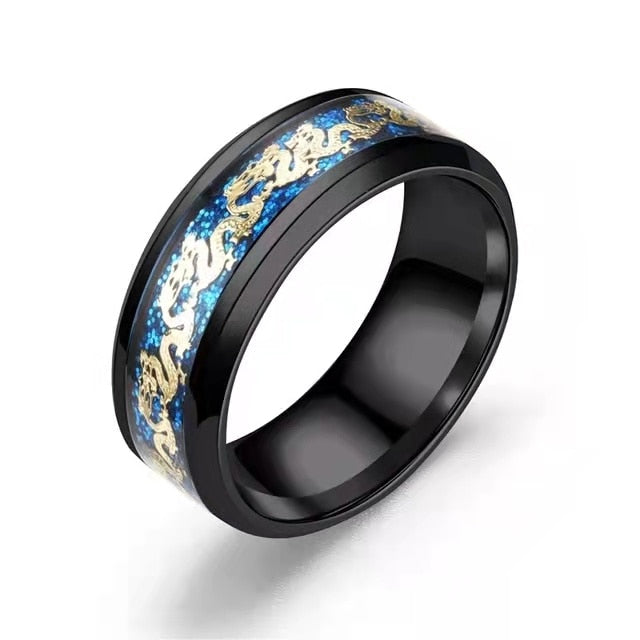 
                  
                    Dragon Blue Black Snake Rings
                  
                