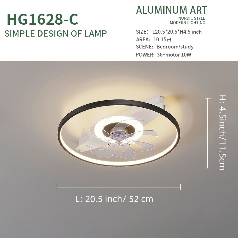 
                  
                    LED Ceiling Fan Light Fixture
                  
                