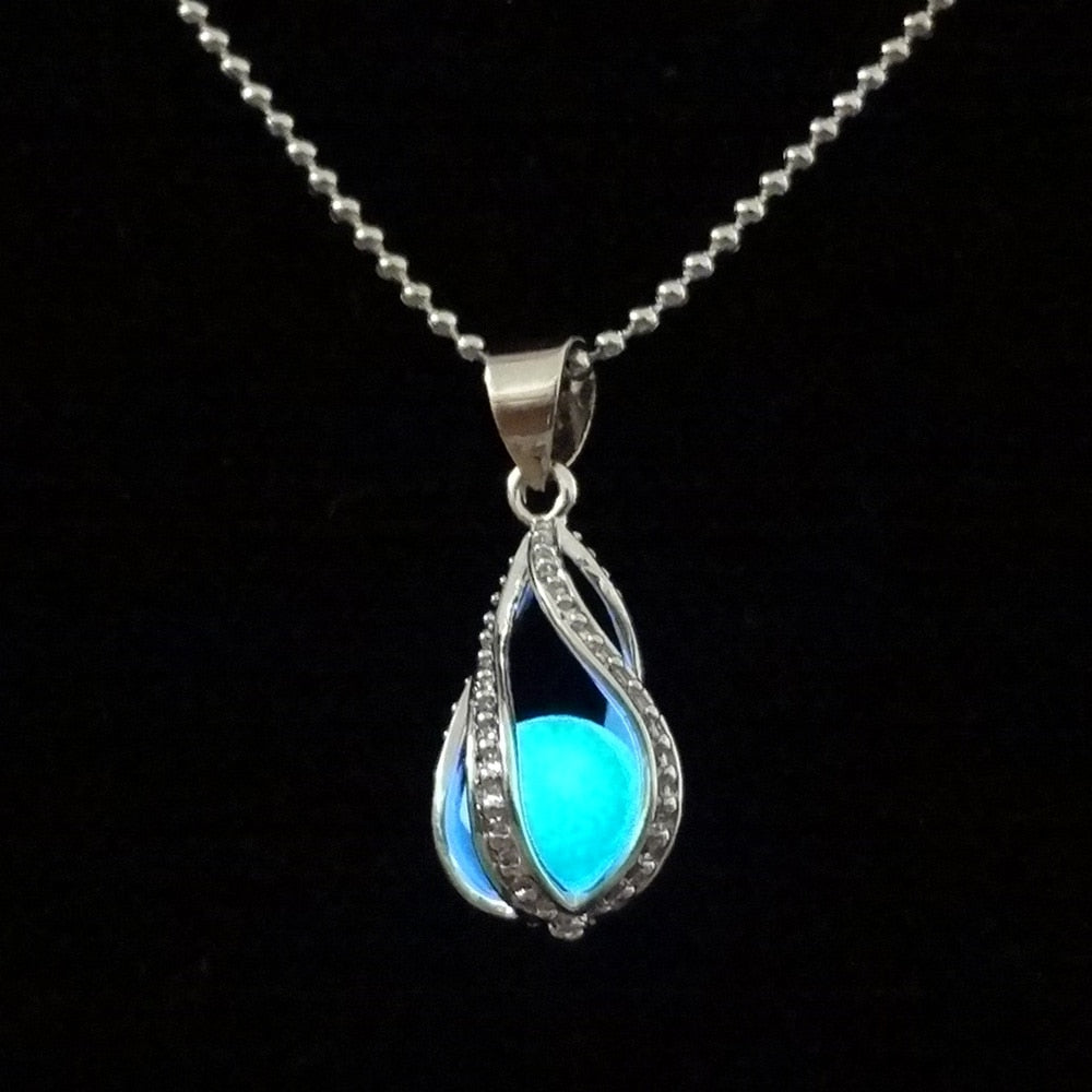 
                  
                    Luminous Glowing Stone Hollow Pendant Necklace
                  
                