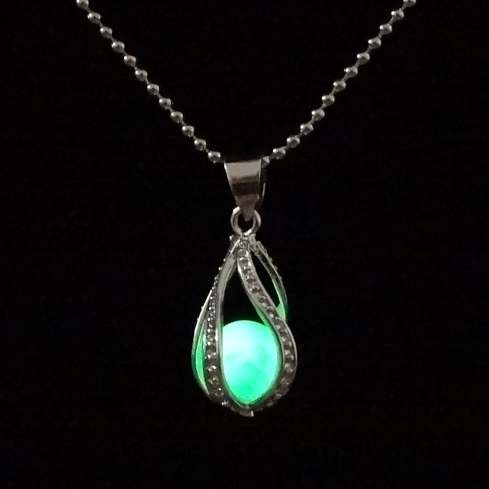 
                  
                    Luminous Glowing Stone Hollow Pendant Necklace
                  
                