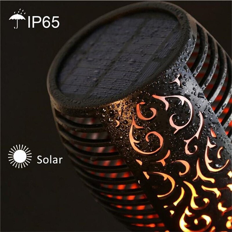 
                  
                    LED Flame Waterproof 96LEDs Solar Lawn Flame Flickering Torch Fire Lights Outdoors
                  
                