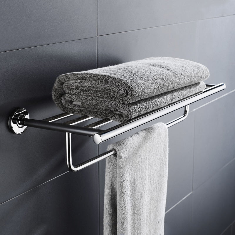 Bathroom Accessories Wall Mounted Soap Dish, Robe Hook, Towel Ring, Paper Holder, Toilet Brush Holder, Towel Rack Shelf