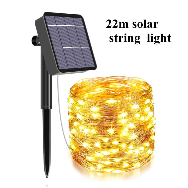 
                  
                    OSIDEN LED Outdoor Solar String Lights 7m/12m/22m Holiday Christmas Lights Garland
                  
                