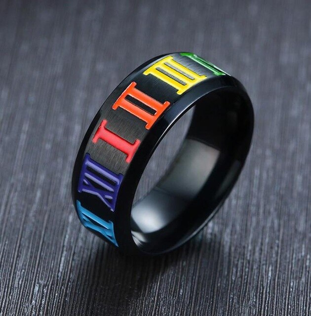 
                  
                    Rainbow Colorful LGBT Rings Stainless Steel
                  
                