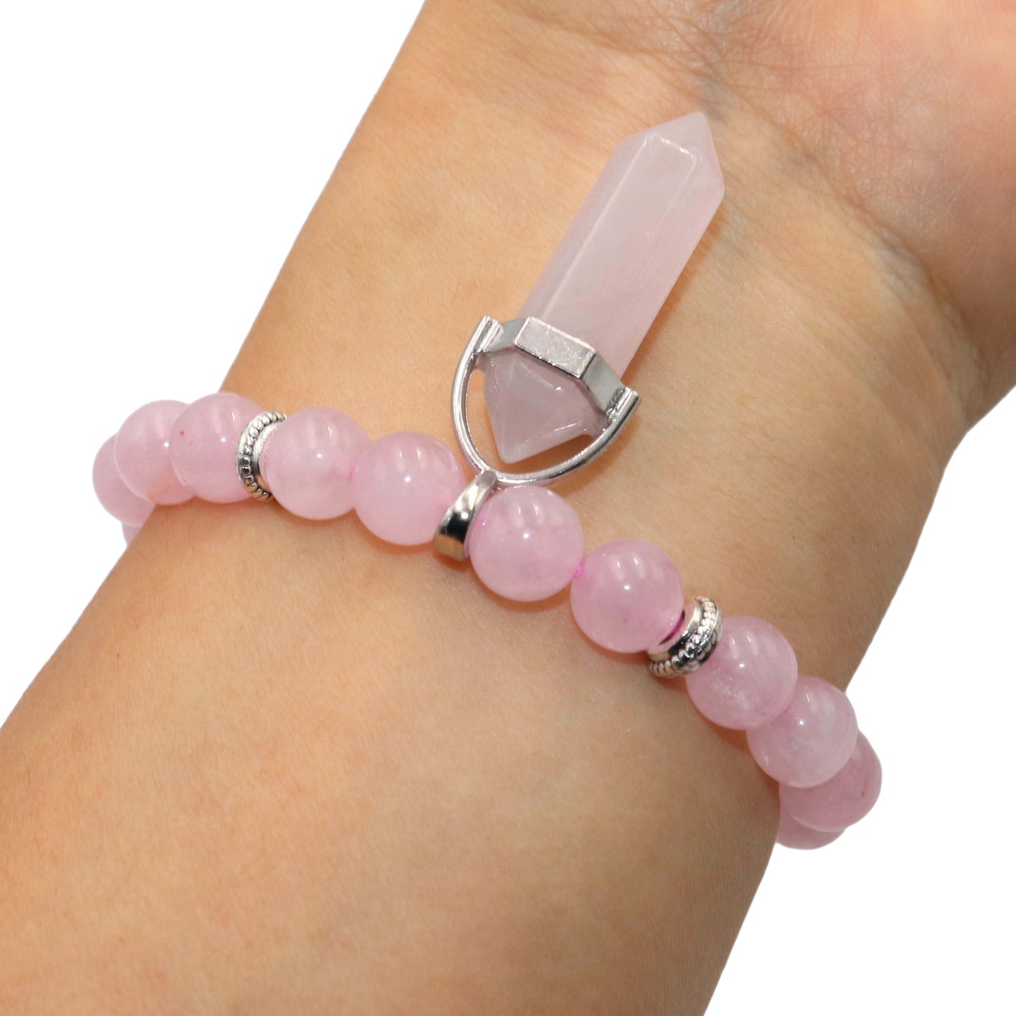 
                  
                    Natural Stone Hexagonal Pendant Beaded Bracelets
                  
                