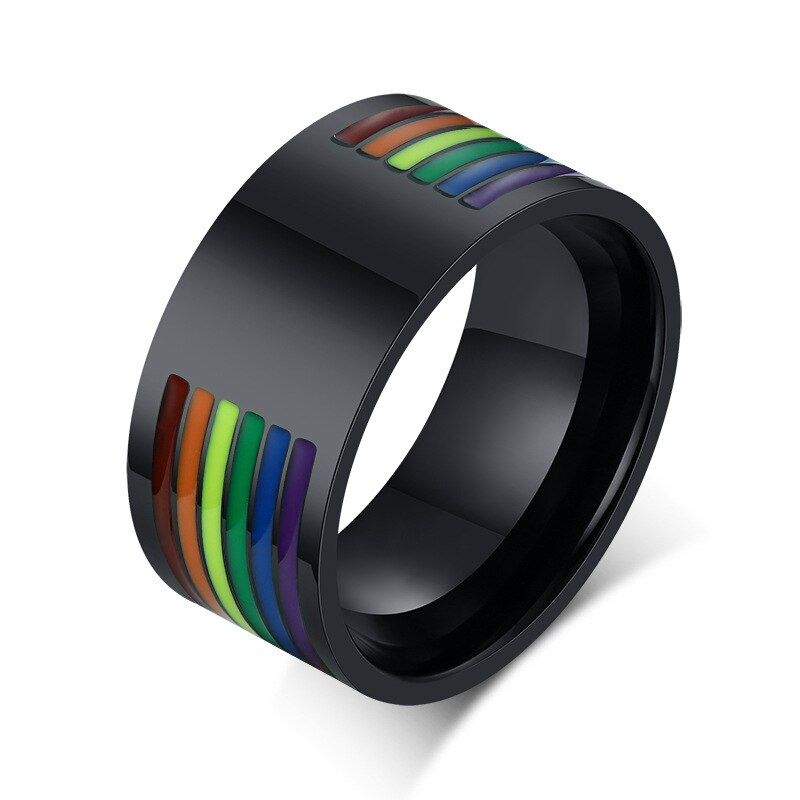 
                  
                    Rainbow Colorful LGBT Rings Stainless Steel
                  
                