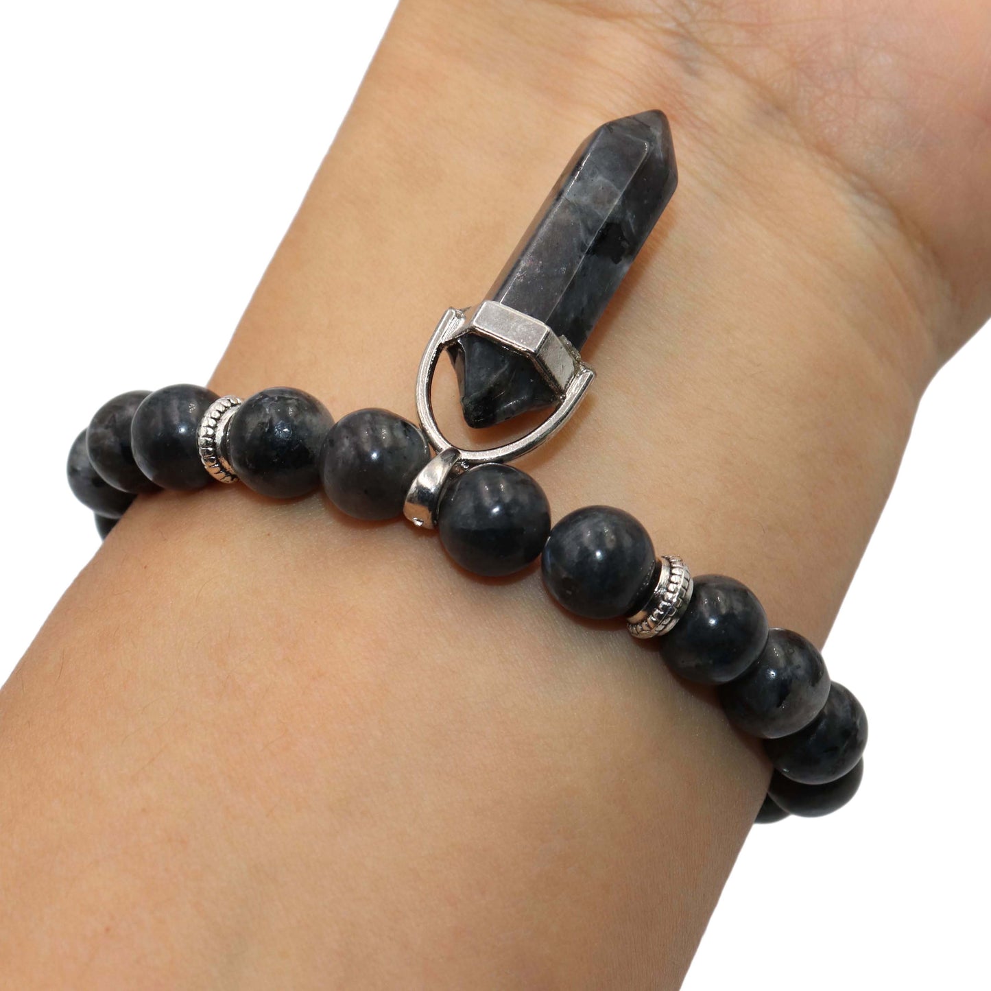 
                  
                    Natural Stone Hexagonal Pendant Beaded Bracelets
                  
                