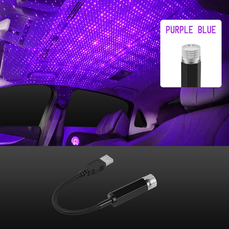 
                  
                    Car Roof Star Light Interior LED Starry Laser Atmosphere Ambient Projector USB Auto Decor Night Light
                  
                