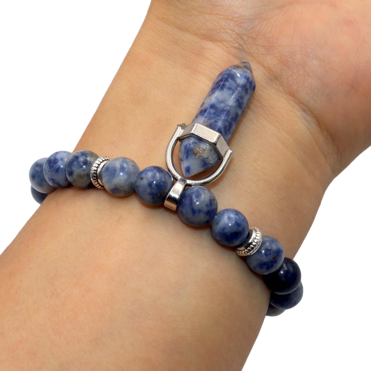 
                  
                    Natural Stone Hexagonal Pendant Beaded Bracelets
                  
                