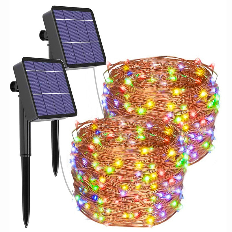 
                  
                    2pack Outdoor Solar LED Lights Waterproof Copper Wire Lights for Home Decor
                  
                