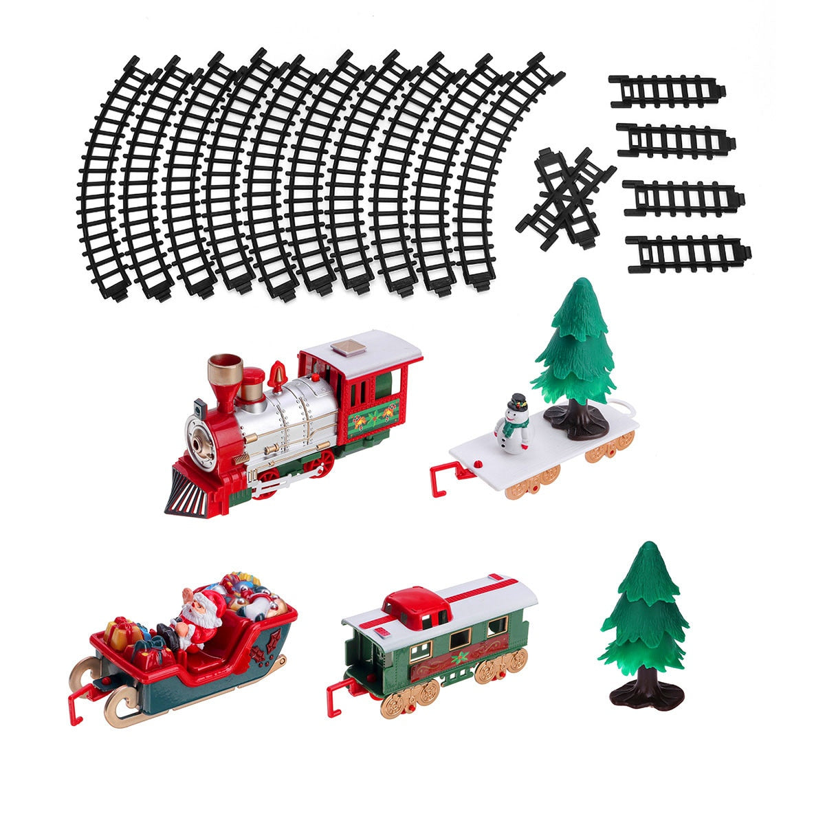 
                  
                    Christmas Electric Train Track Railway Toy Santa Claus Christmas Tree Decoration Train with Music
                  
                