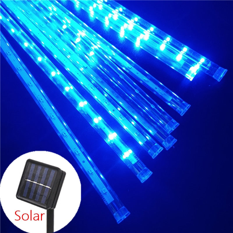 
                  
                    Solar LED Meteor Shower Light Holiday String Waterproof Outdoor LED Street Garland Christmas Decoration
                  
                