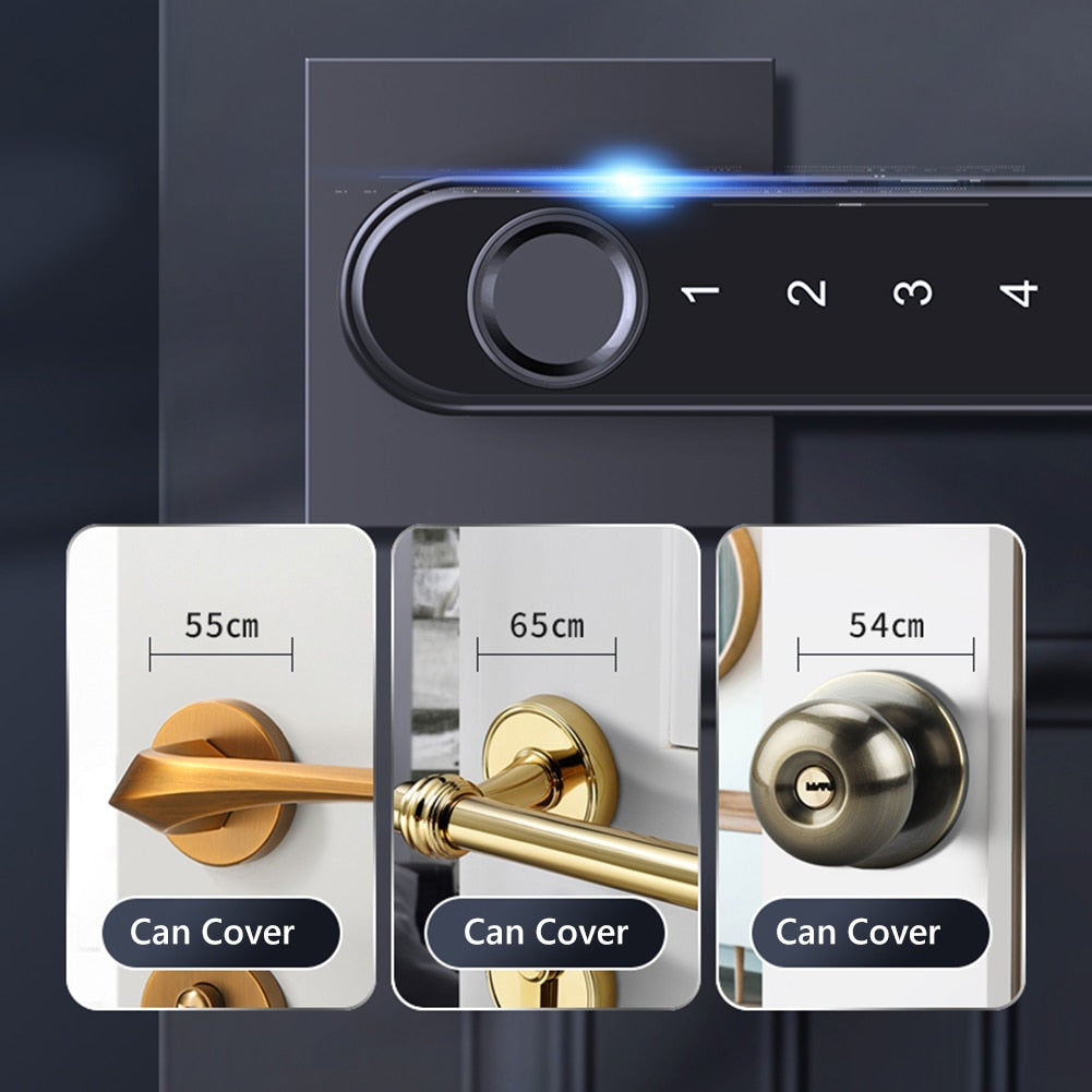 
                  
                    Smart TTLock App Control Biometric Fingerprint Password Lock Electronic Home Door Lock
                  
                