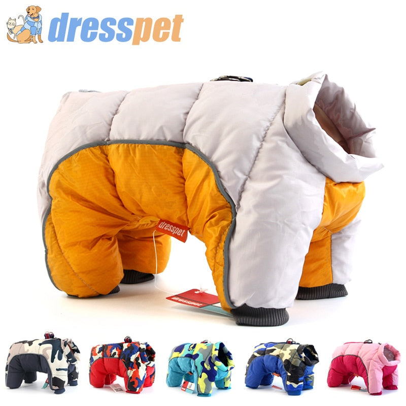 Dog Clothes Warm Jacket Waterproof