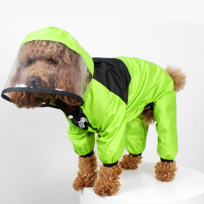 
                  
                    Pet Dog Raincoat Transparent Hooded Jumpsuit Waterproof Coat Water Resistant for Dogs
                  
                